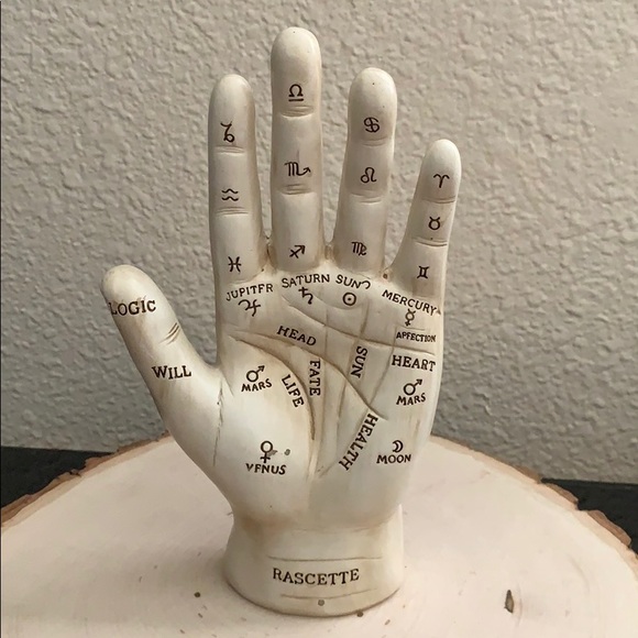 ashland Other - Palmistry Tabletop Resin Hand Halloween